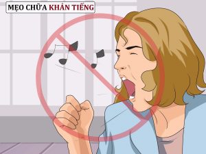 mẹo chữa khàn tiếng
