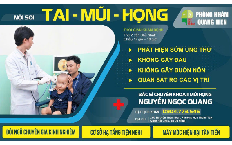 khám tai mũi họng cho bà bầu