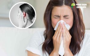 hỉ mũi bị ù tai